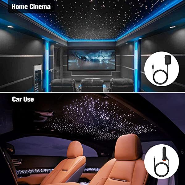 16W Twinkle RGBW Rolls Royce Roof Stars with Plastic Fiber Optic Light Cable for Car Truck | STARLIGHTheadliners.shop