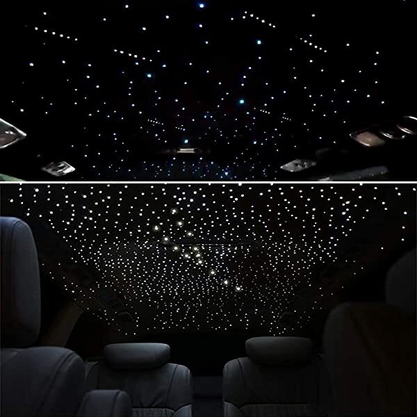 Fiber Optic Starlight Headliner Kit with Shooting Star for Car Truck SUV & Home Theater Rooms