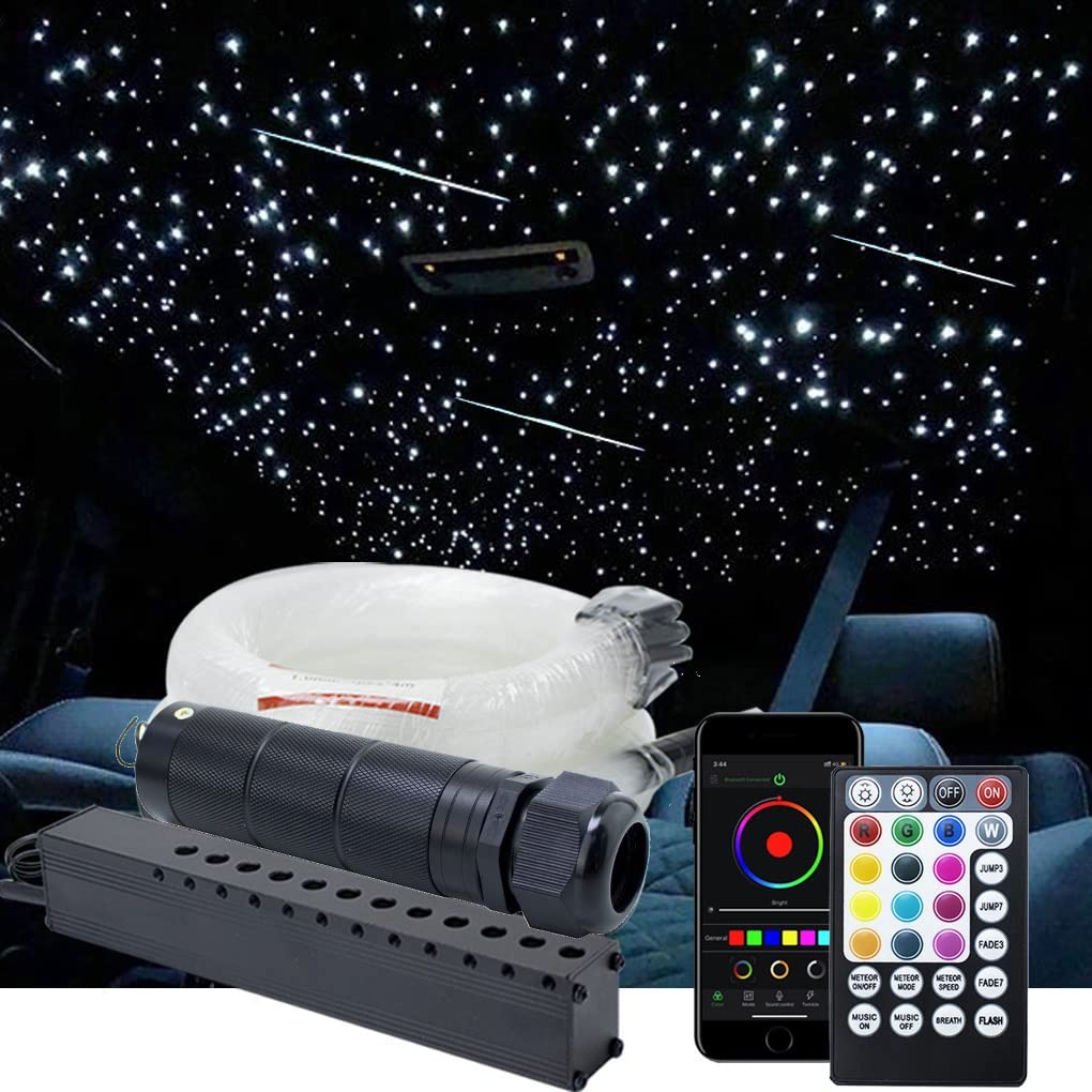 6W RGB Fiber Optic Starlight Headliner Kit with Shooting Stars | STARLIGHTheadliners.shop
