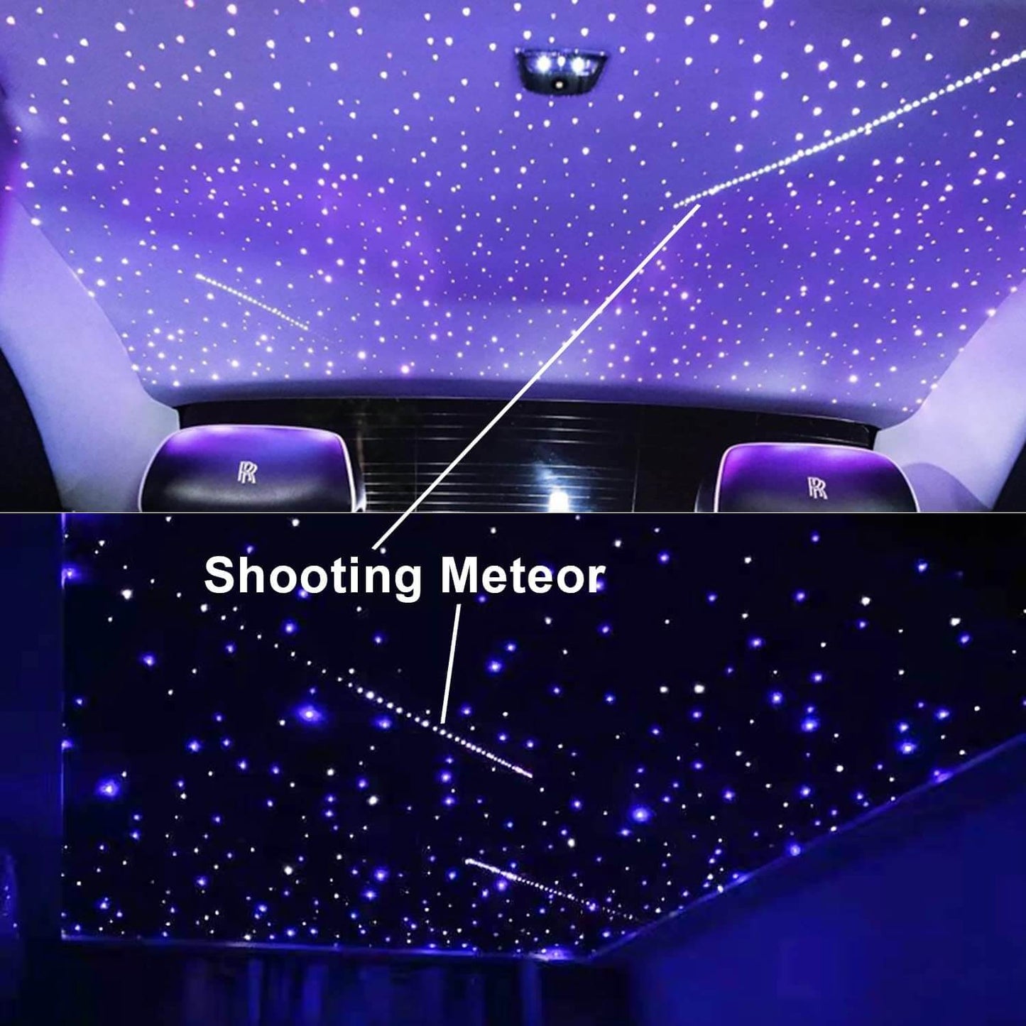 3W White Shooting Star Headliner Kit for Car Truck SUV RV & Yacht Boats | STARLIGHTheadliners.shop