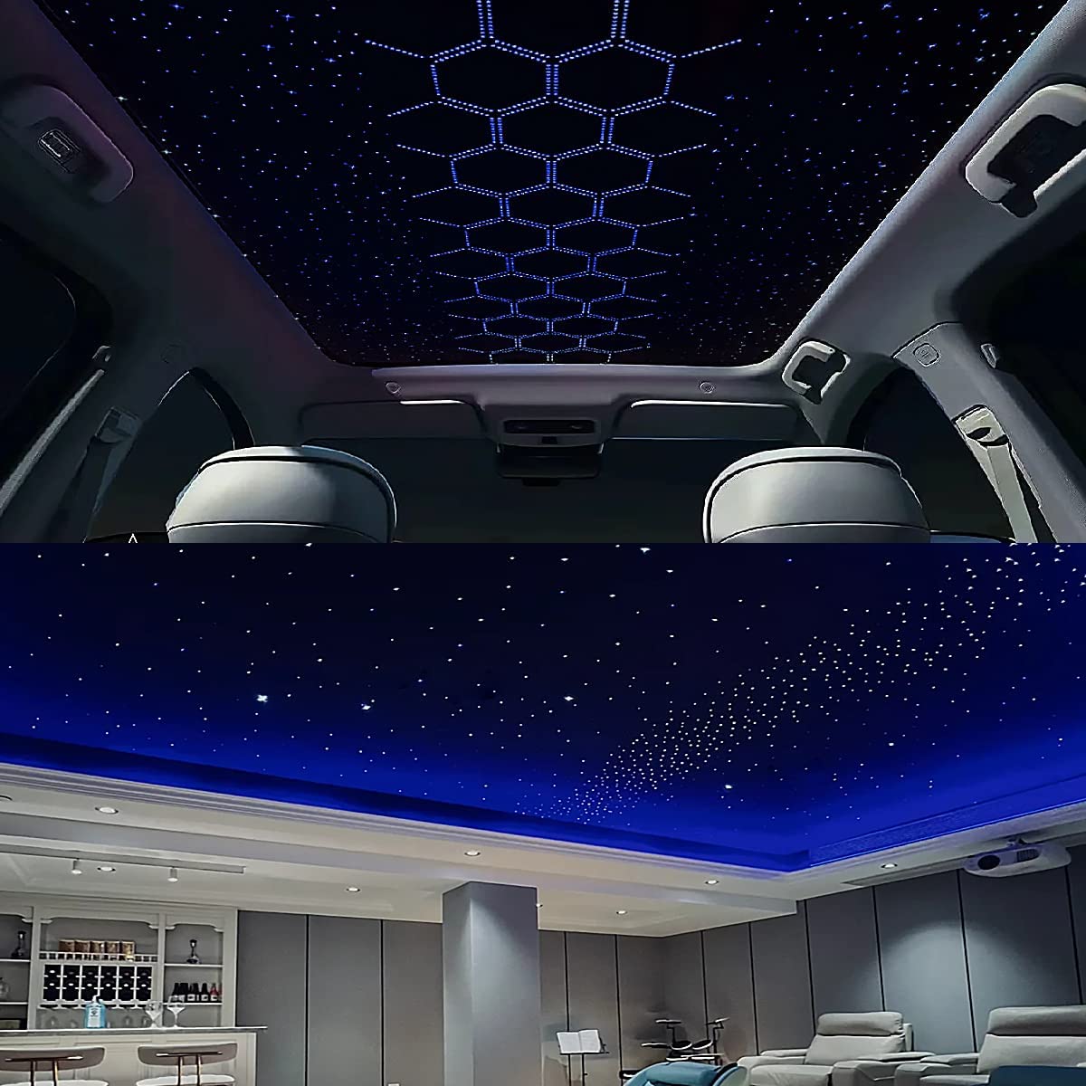 16W Smart Twinkle RGBW Rolls Royce Starlight Headlining Kit for Car Truck's Roof Ceilings | STARLIGHTheadliners.shop