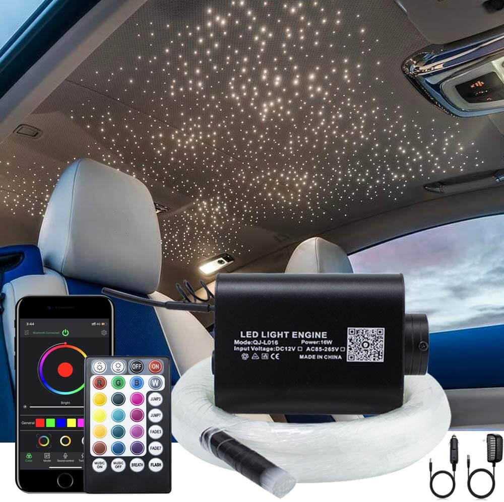 16W RGBW Rolls Royce Roof Lights with Bluetooth APP/Remote Control & Sound Activated | STARLIGHTheadliners.shop
