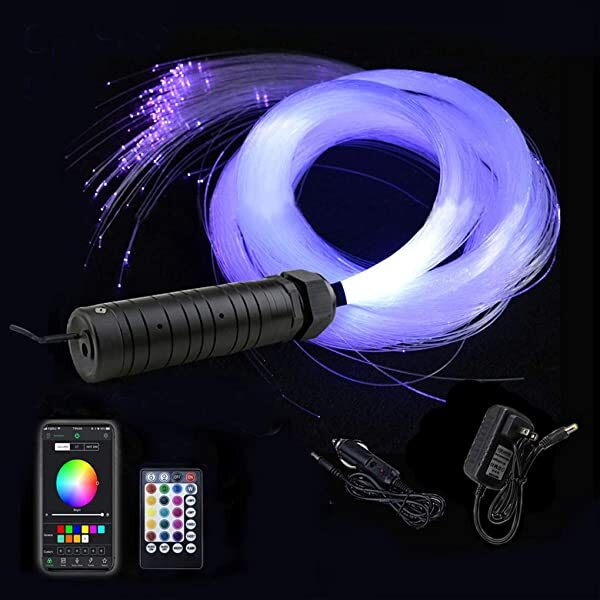 6W RGB Fiber Optic Starlight Headliner Kit with Bluetooth APP/Remote Control & Sound Control | STARLIGHTheadliners.shop